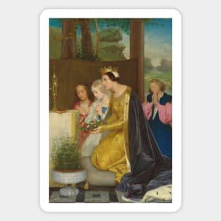 Sainte Amelie, Reine De Hongrie by Paul Delaroche Magnet